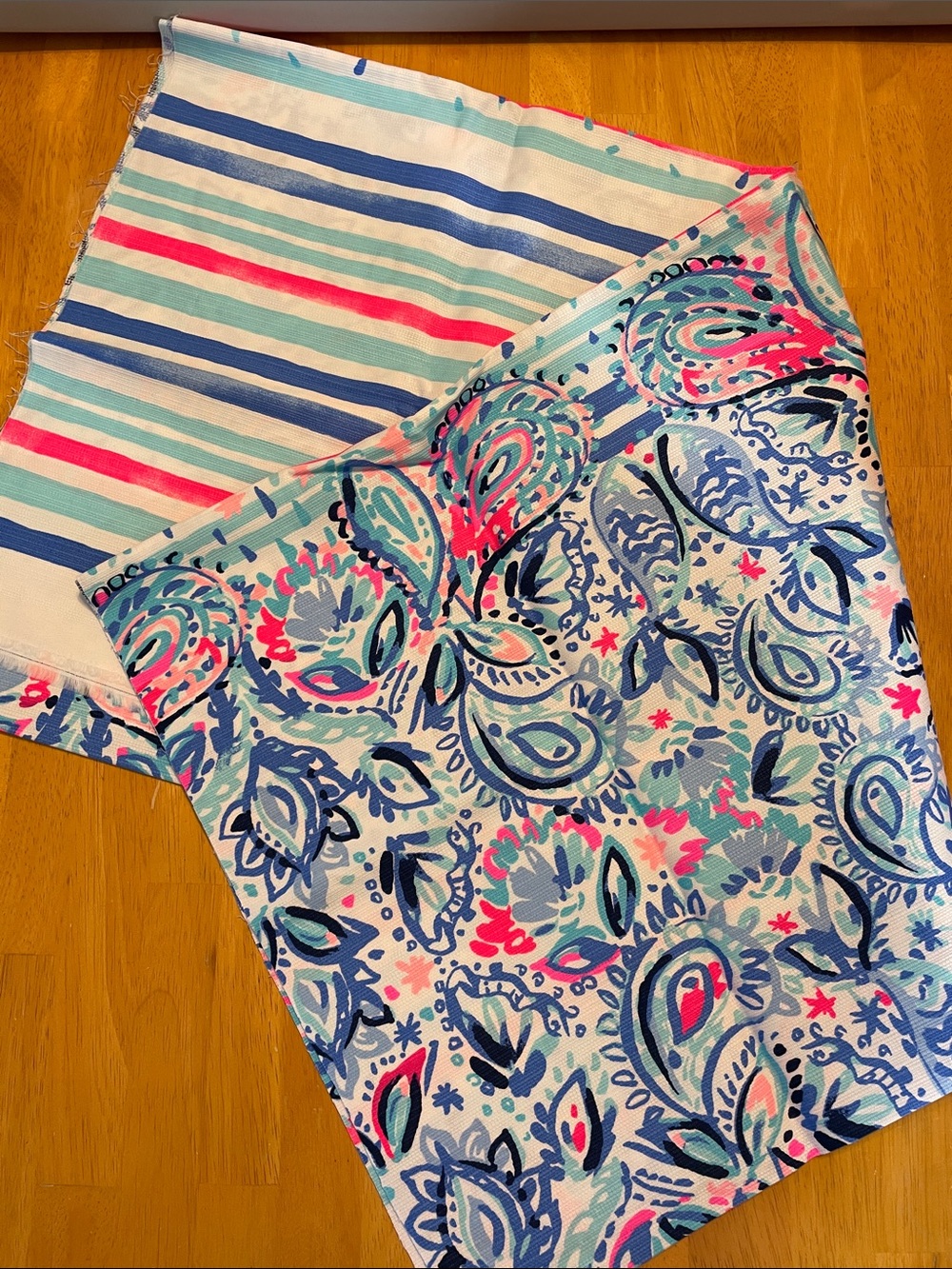 Lilly Pulitzer Fabric Piece 27x52 inches